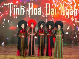 Dàn Hoa hậu, người đẹp Việt diện Áo dài Việt Hùng lộng lẫy trên sân khấu Lễ hội cà phê Việt