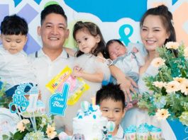 Hải Băng và Thành Đạt tổ chức tiệc linh đình cho hai cậu quý tử Hải Băng và Thành Đạt tổ chức tiệc linh đình cho hai cậu quý tử