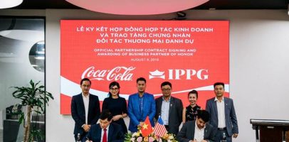 IPPG và Coca-Cola việt nam ký kết thỏa thuận hợp tác kinh doanh