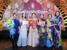 (SaoZone.net) - Tối 31/8,Trương An Xinh đã xuất sắc đăng quang Gương mặt Đại sứ áo dài Việt Nam bảng Qúy bà mùa đầu tiên. và Bích Nhân