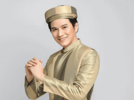 MC Vũ Mạnh Cường lịch lãm, phong độ trong áo dài Việt Hùng