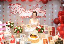 Sinh nhật ấm áp bên bạn bè của Hoa hậu Lê Thanh Thúy