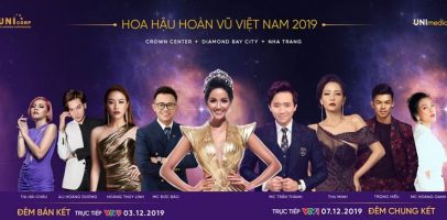 Thu Minh, Trọng Hiếu biểu diễn chung kết Hoa hậu Hoàn vũ Việt Nam 2019