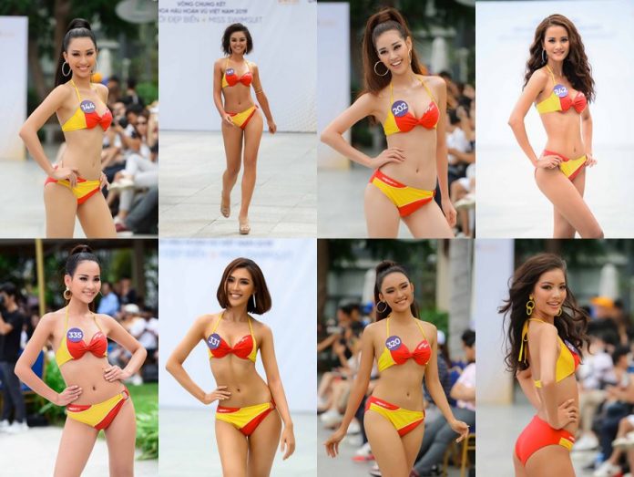 Nóng bỏng phần thi “Người đẹp Biển” Hoa hậu Hoàn vũ Việt Nam 2019