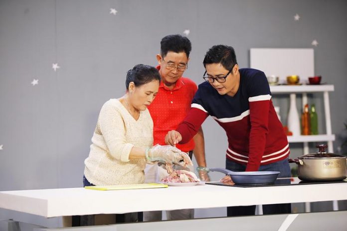Diễn viên Ngọc Tưởng thuyết phục bố mẹ thi nấu ăn với mình 