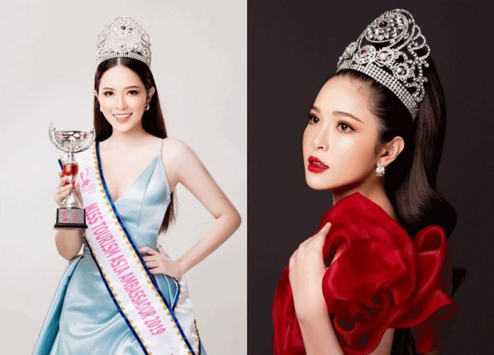 Hoa hậu Lê Bảo Tuyền khoe vẻ đẹp sexy trong bộ ảnh mới với vương miện quyền lực