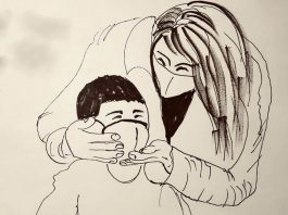 Hoạ sĩ Phạm Hồng Minh vẽ tranh cổ động kêu gọi cộng đồng đoàn kết chống Covid-19 Hoạ sĩ Phạm Hồng Minh vẽ tranh cổ động kêu g