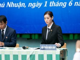 Hoa hậu Khánh Vân giao lng”