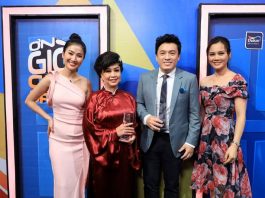 Nghệ sĩ Minh Phượng và ca sĩ Lam Trường cùng nhau nhận Ơn giời