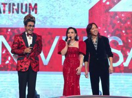 Việt Hương cùng chồng mừng sin