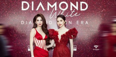 Hoa hậu Hương Giang GHB corporation Diamond white