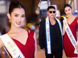 Phùng Phước Thịnh tặng hoa, hội ngộ Hoa hậu Siêu quốc gia 2013 tại Việt Nam