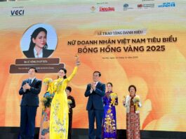CEO Lê Hồng Thủy Tiên – Nữ lãnh đạo IPPG được vinh danh Top 10 “Bông Hồng Vàng Việt Nam 2025”