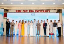 Á hậu – ca sĩ Lê Nga giao lưu thí sinh Hoa hậu Sinh viên Hòa Bình Việt Nam 202