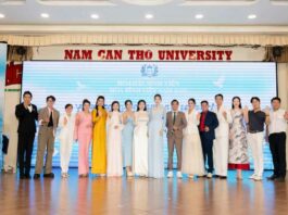 Á hậu – ca sĩ Lê Nga giao lưu thí sinh Hoa hậu Sinh viên Hòa Bình Việt Nam 202