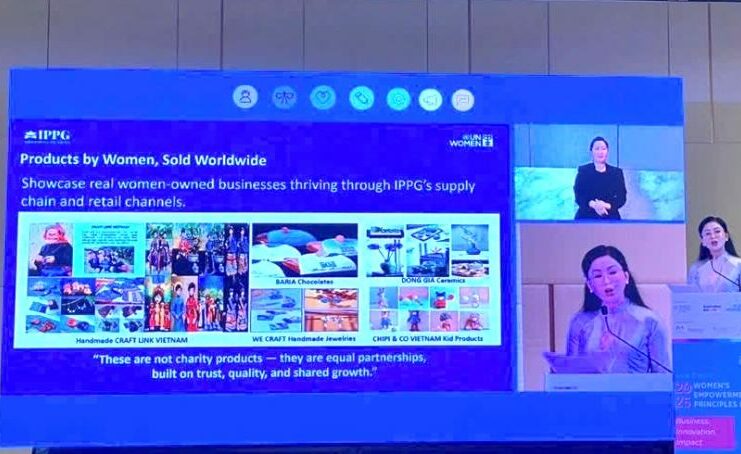 CEO IPPG – Lê Hồng Thủy Tiên được mời phát biểu tại Diễn đàn quốc tế WEPs Châu Á–Thái Bình Dương 2025