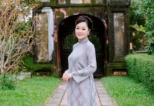 Hoa hậu Hoàng Thanh Nga dịu dàng giữa nét cổ kính của Chùa Thiên Mụ, tôn vinh vẻ đẹp truyền thống Việt