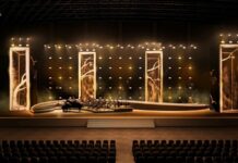 Sân khấu “Về đây bốn cánh chim trời” – khi không gian hoá thành bầu trời ký ức