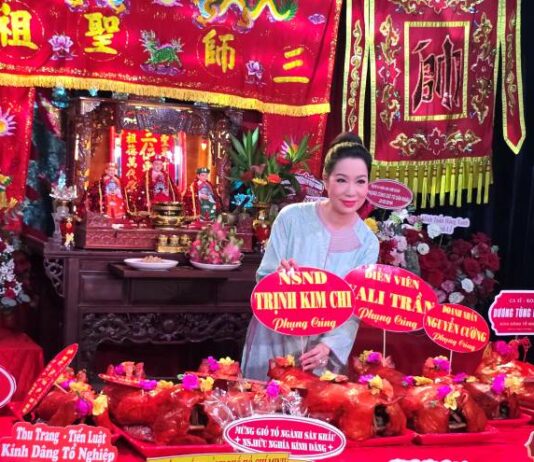 NSND Trịnh Kim Chi và mùa Giỗ Tổ đặc biệt với hai vị trí lãnh đạo sân khấu
